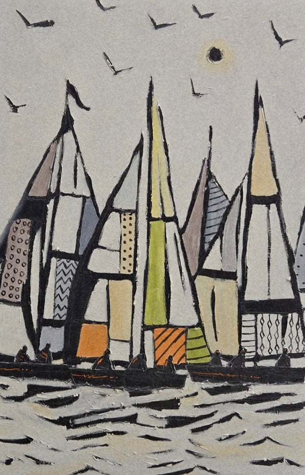 SAILING SHADOWS   ▪24X36X1.5   ▪OILS ▪︎TEXTURED