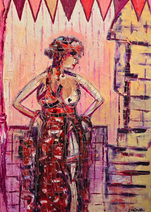 BURLESQUE  ▪24X36X1.5  ▪OILS ▪︎TEXTURED