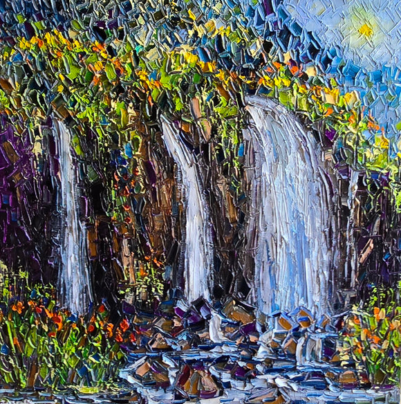 GREAT FALLS  ▪︎36X36X1.5  ▪︎OILS ▪︎TEXTURED