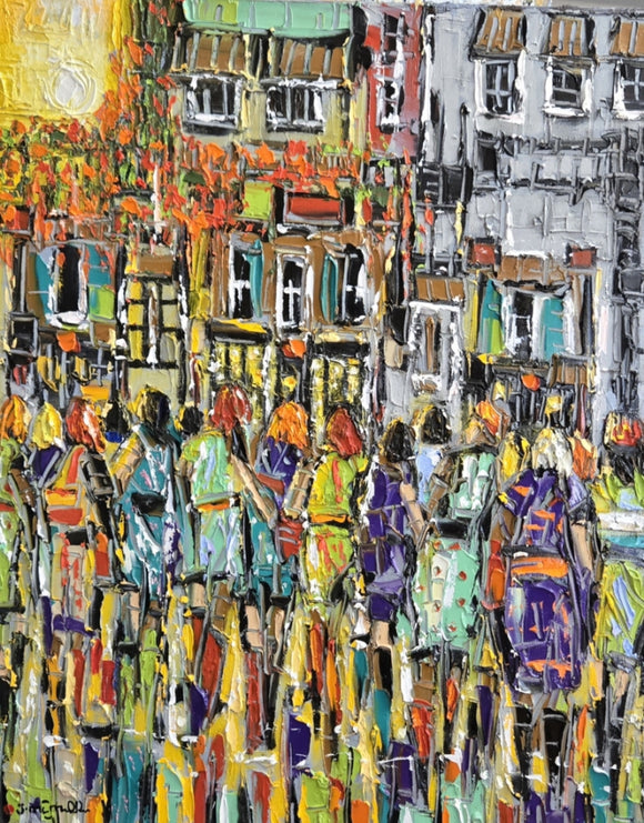 MYSTERY PLAZA  ▪20X24X1.5  ▪OILS  ▪TEXTURED