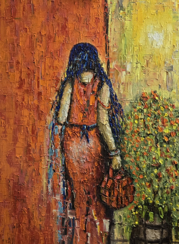 HER WAY  ▪30X40X1.5  ▪OILS ▪︎TEXTURED