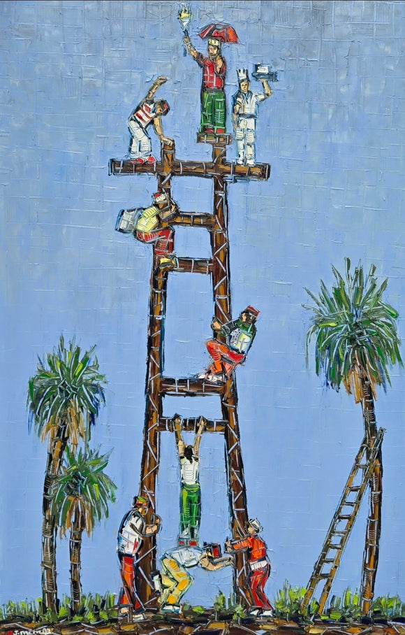 THE CLIMB   ▪OILS ▪40X60X1.5  ▪TEXTURED