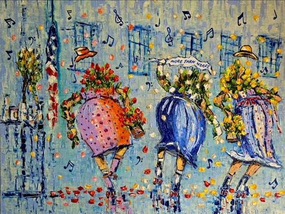 LIBERTY FANTASY  ▪︎36X48X1.5 ▪︎OILS ▪︎TEXTURED