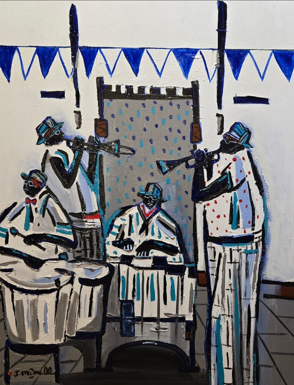 BLUES  ▪24X30X1.5  ▪OILS ▪︎TEXTURED