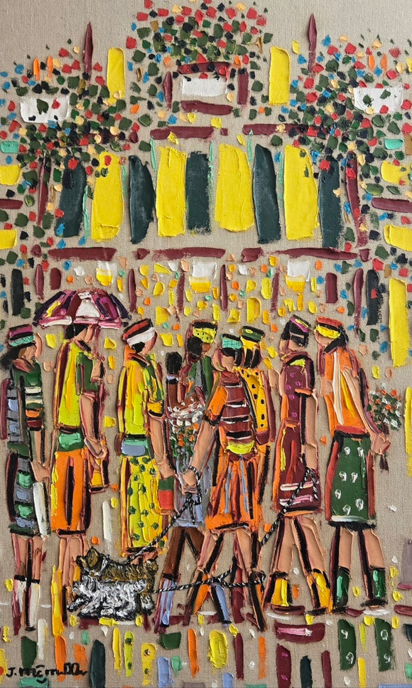 SISTERHOOD  ▪︎20X32X1.4  ▪︎OILS ▪︎TEXTURED