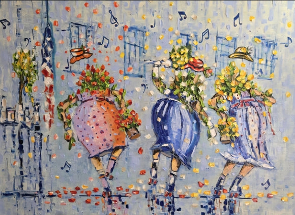 LIBERTY FANTASY  ▪︎36X48X1.5 ▪︎OILS ▪︎TEXTURED