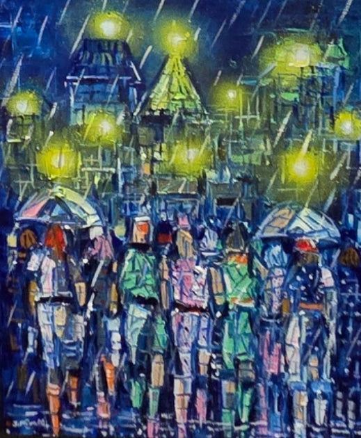 BLUE CITY  ▪︎14X16X1.5  ▪︎OILS ▪︎TEXTURED