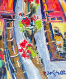 SOCIAL HOUR  ▪︎30X40X1.5  ▪︎OILS ▪︎TEXTURED