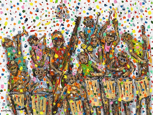 MONKEY BAND  ▪36X48X2 ▪OILS ▪︎TEXTURED