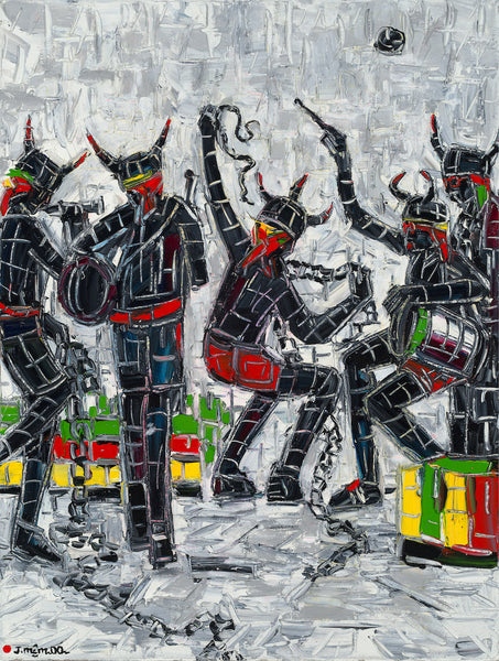 BLACK JAB ▪︎18X24X2 ▪︎OILS ▪︎TEXTURED – Joachim McMillan