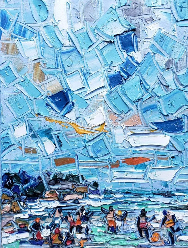 Joachim McMillan "COIN BAY" ▪︎9X12X2 ▪︎OILS ▪︎TEXTURED ▪︎FRAMED