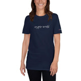 Joachim McMillan Navy / S CRYPTO WORLD Short-Sleeve Unisex T-Shirt