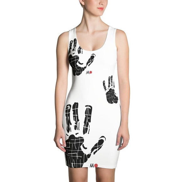 Hand Print Sublimation Cut & Sew Dress XS
