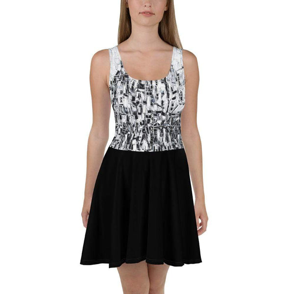 zebra skater dress Rainbow Zebra Cut-Out Skater Dress Pride Outfit for Women, XS